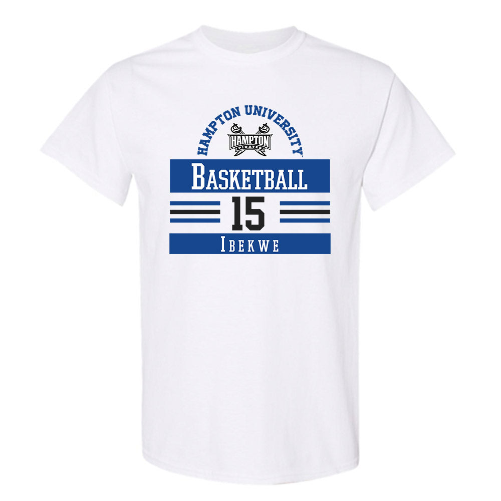 Hampton - NCAA Men's Basketball : Zion Ibekwe - Classic Fashion Shersey T-Shirt-0