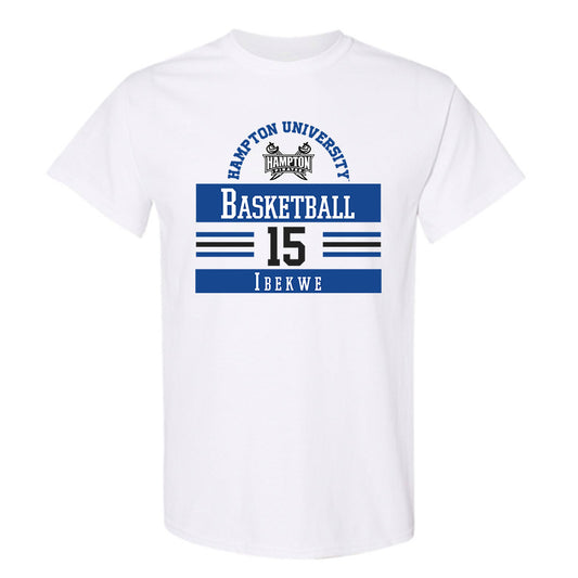 Hampton - NCAA Men's Basketball : Zion Ibekwe - Classic Fashion Shersey T-Shirt-0