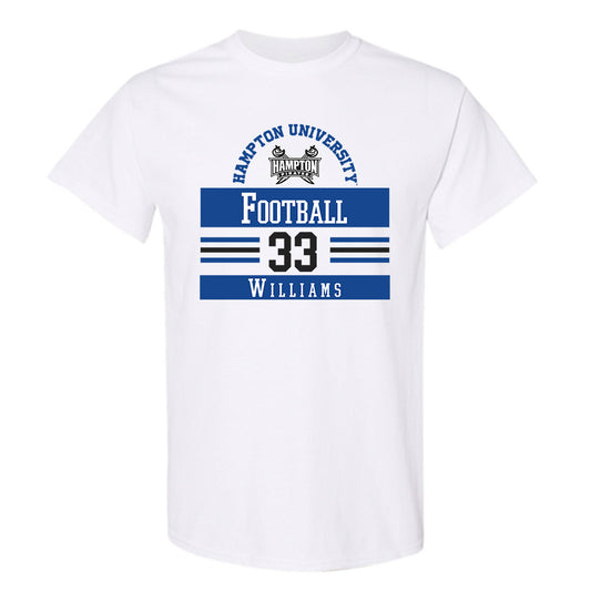 Hampton - NCAA Football : Zane Williams - Classic Fashion Shersey T-Shirt-0