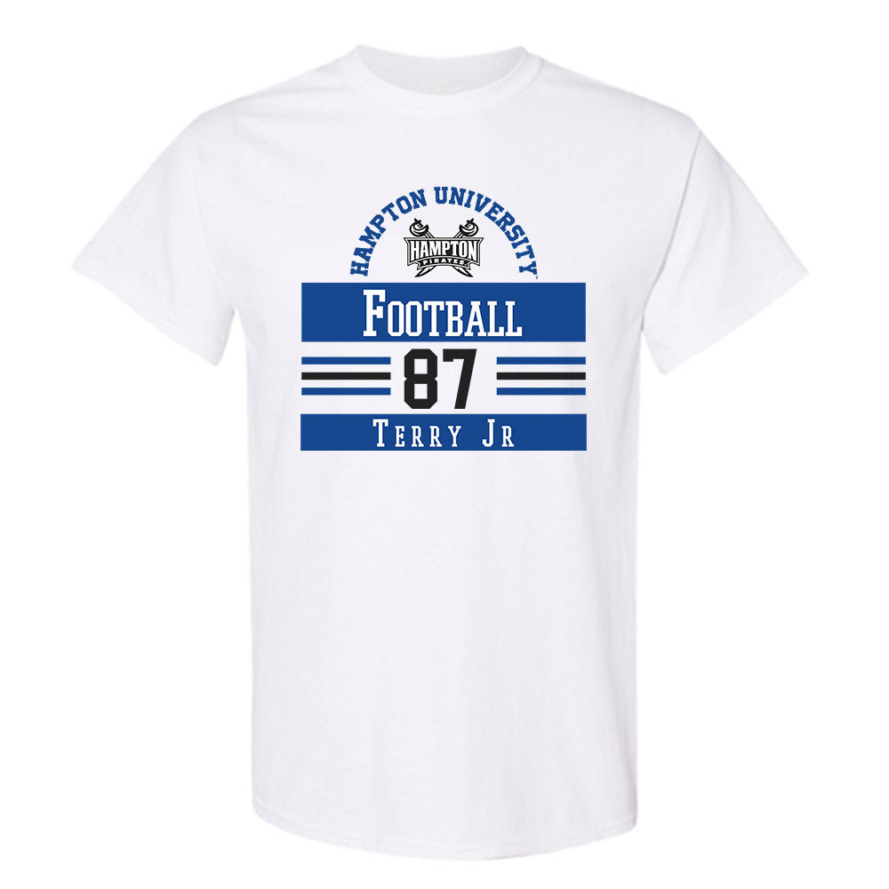 Hampton - NCAA Football : Samuel Terry Jr - Classic Fashion Shersey T-Shirt-0