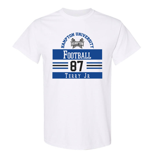 Hampton - NCAA Football : Samuel Terry Jr - Classic Fashion Shersey T-Shirt-0