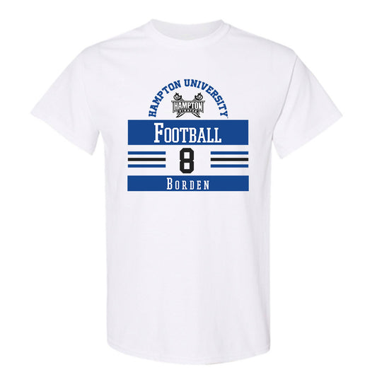 Hampton - NCAA Football : Dedrick Borden - Classic Fashion Shersey T-Shirt-0