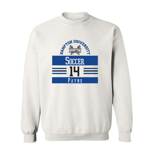Hampton - NCAA Women's Soccer : Evelyn Payne - Classic Fashion Shersey Crewneck Sweatshirt-0