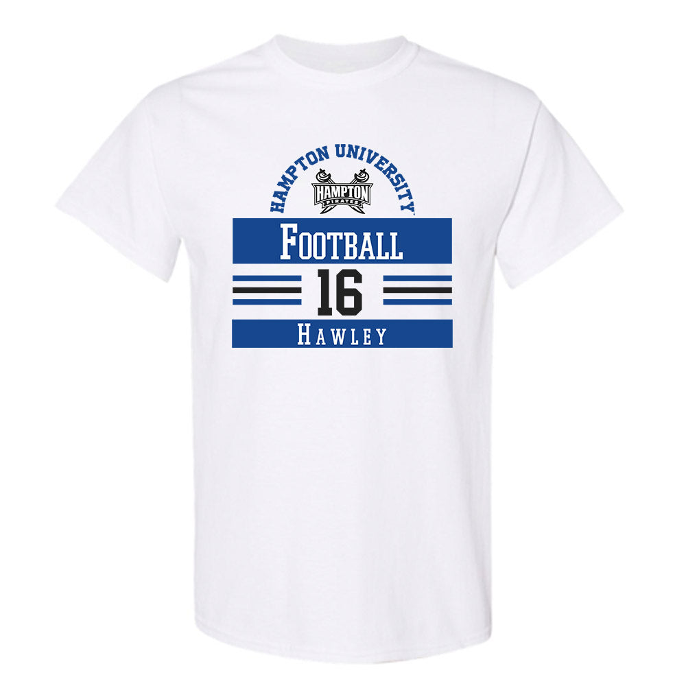 Hampton - NCAA Football : Joshua Hawley - Classic Fashion Shersey T-Shirt-0