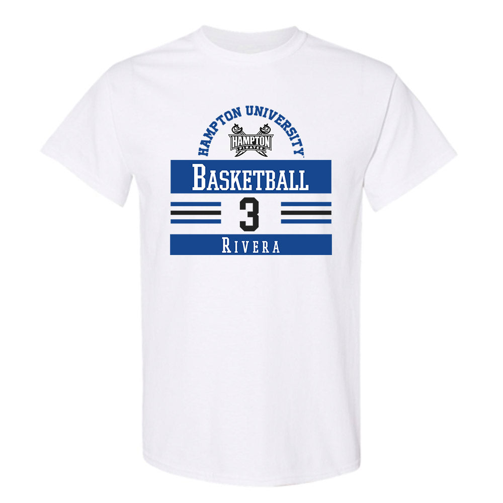 Hampton - NCAA Women's Basketball : Nilah Rivera - Classic Fashion Shersey T-Shirt-0