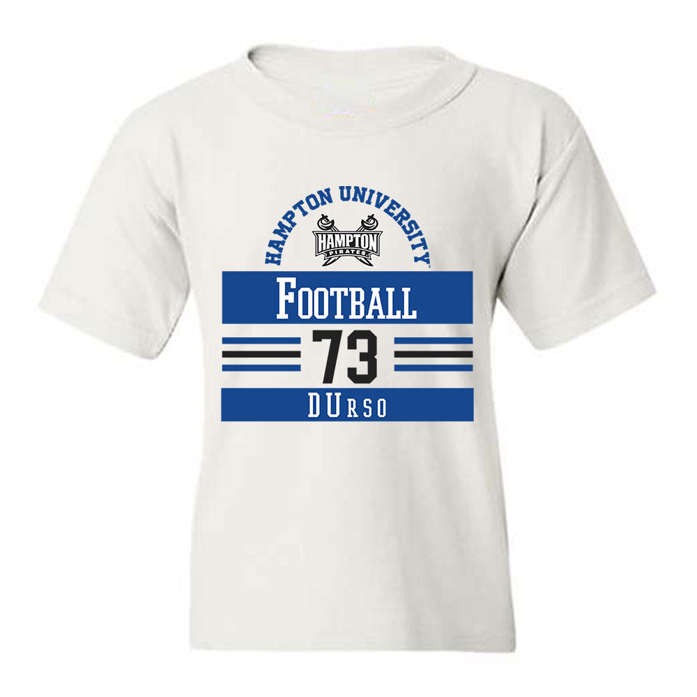Hampton - NCAA Football : Emery DUrso - Classic Fashion Shersey Youth T-Shirt-0