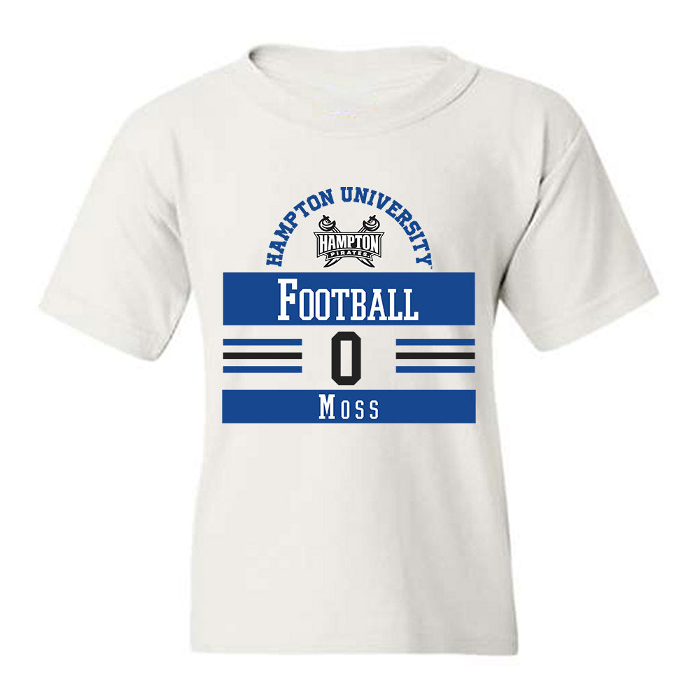 Hampton - NCAA Football : Maxwell Moss - Classic Fashion Shersey Youth T-Shirt-0