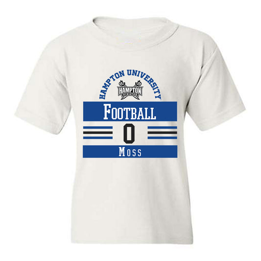 Hampton - NCAA Football : Maxwell Moss - Classic Fashion Shersey Youth T-Shirt-0