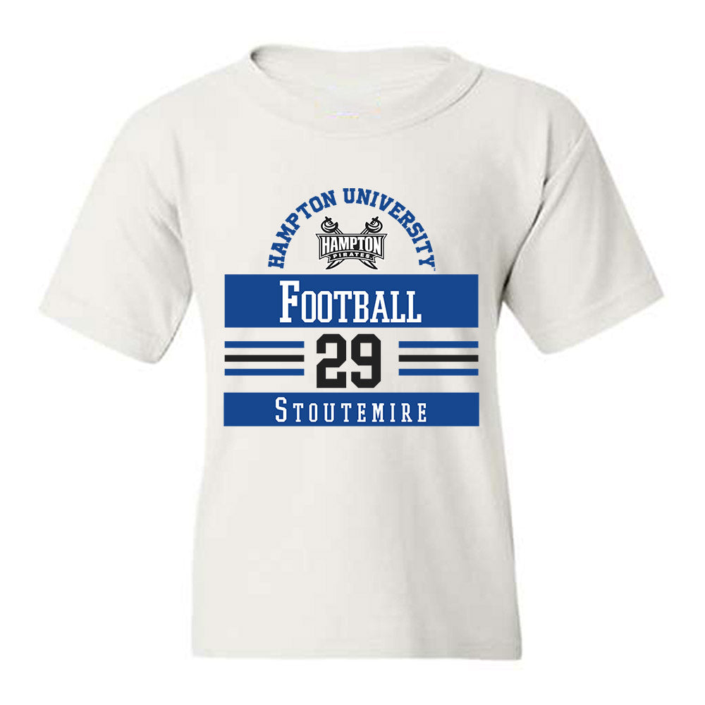 Hampton - NCAA Football : Keyon Stoutemire - Classic Fashion Shersey Youth T-Shirt-0