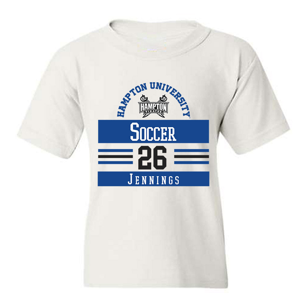 Hampton - NCAA Women's Soccer : Nylah Jennings - Classic Fashion Shersey Youth T-Shirt-0