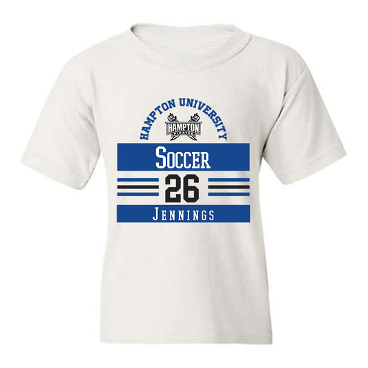 Hampton - NCAA Women's Soccer : Nylah Jennings - Classic Fashion Shersey Youth T-Shirt-0