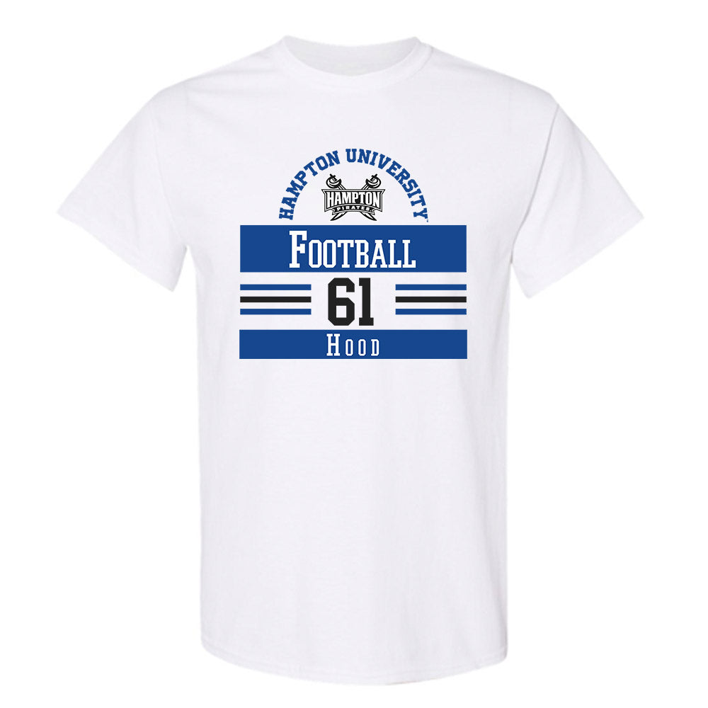 Hampton - NCAA Football : Christian Hood - Classic Fashion Shersey T-Shirt-0