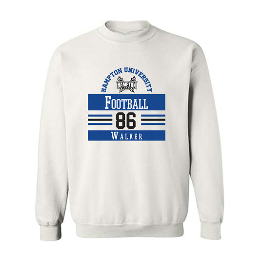 Hampton - NCAA Football : Jalen Walker - Classic Fashion Shersey Crewneck Sweatshirt-0