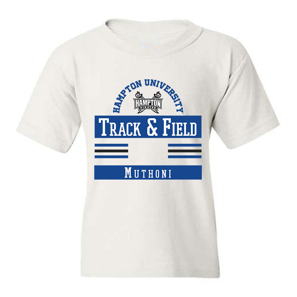 Hampton - NCAA Women's Track & Field : Peninah Muthoni - Classic Fashion Shersey Youth T-Shirt-0