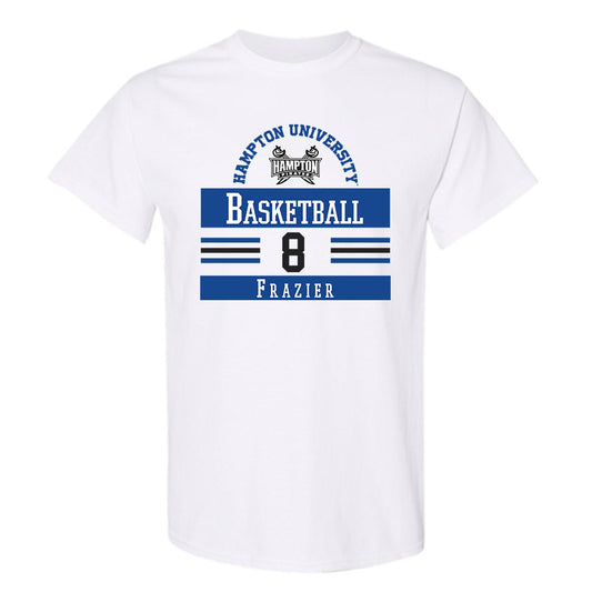 Hampton - NCAA Men's Basketball : Maximus Frazier - Classic Fashion Shersey T-Shirt-0