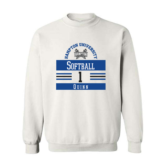 Hampton - NCAA Softball : Kylee Quinn - Classic Fashion Shersey Crewneck Sweatshirt-0