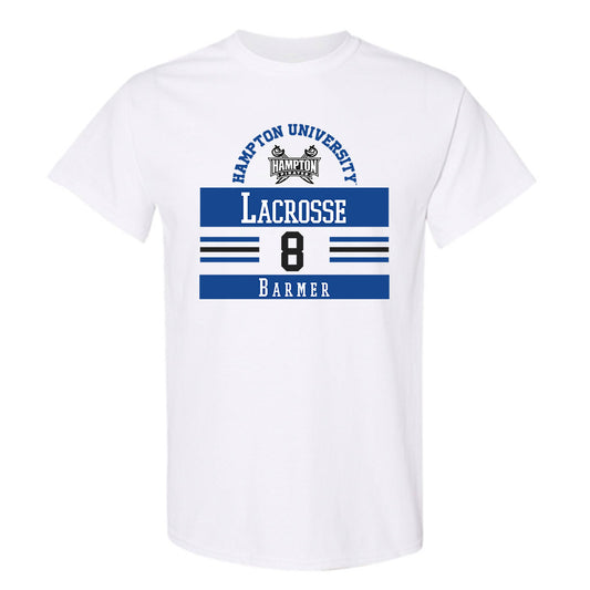 Hampton - NCAA Men's Lacrosse : Athan Barmer - Classic Fashion Shersey T-Shirt-0