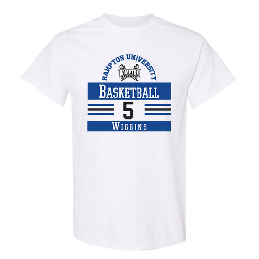 Hampton - NCAA Women's Basketball : Diamond Wiggins - Classic Fashion Shersey T-Shirt-0