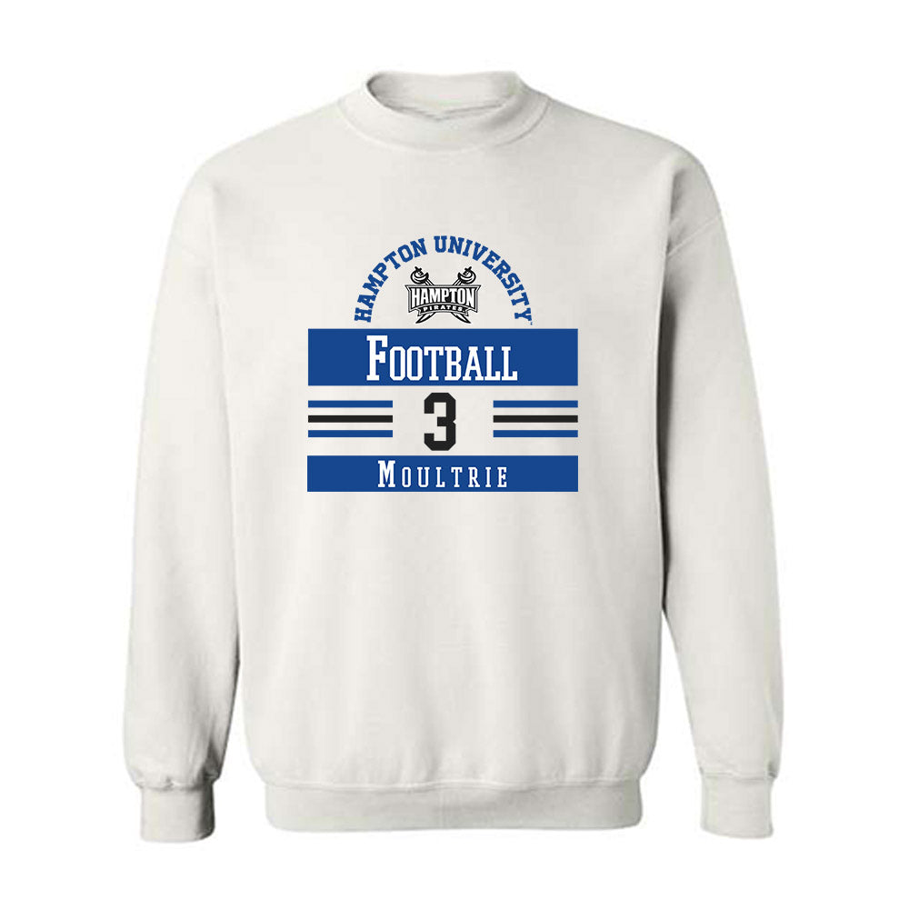 Hampton - NCAA Football : Mj Moultrie - Classic Fashion Shersey Crewneck Sweatshirt-0