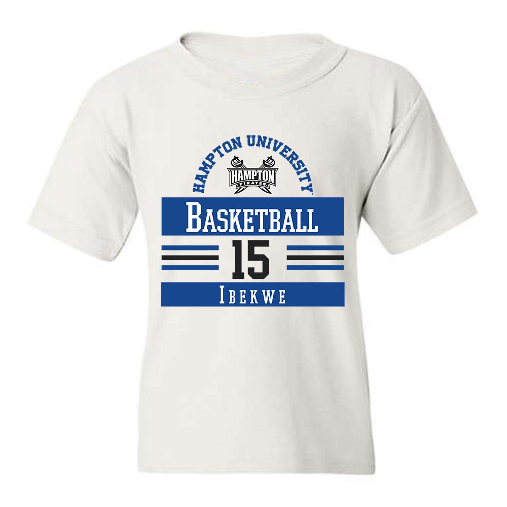 Hampton - NCAA Men's Basketball : Zion Ibekwe - Classic Fashion Shersey Youth T-Shirt-0