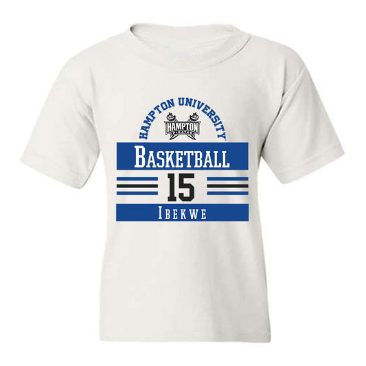 Hampton - NCAA Men's Basketball : Zion Ibekwe - Classic Fashion Shersey Youth T-Shirt-0