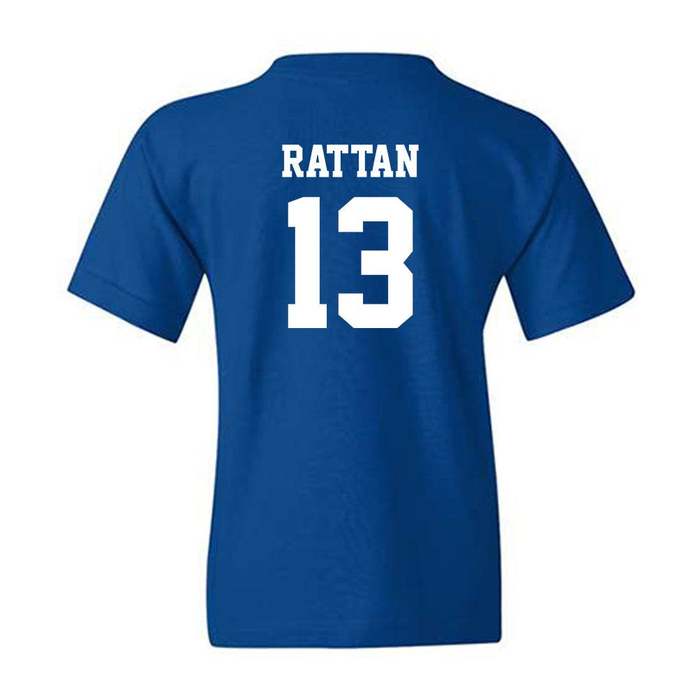 Hampton - NCAA Men's Lacrosse : Nikki Rattan - Classic Shersey Youth T-Shirt-1