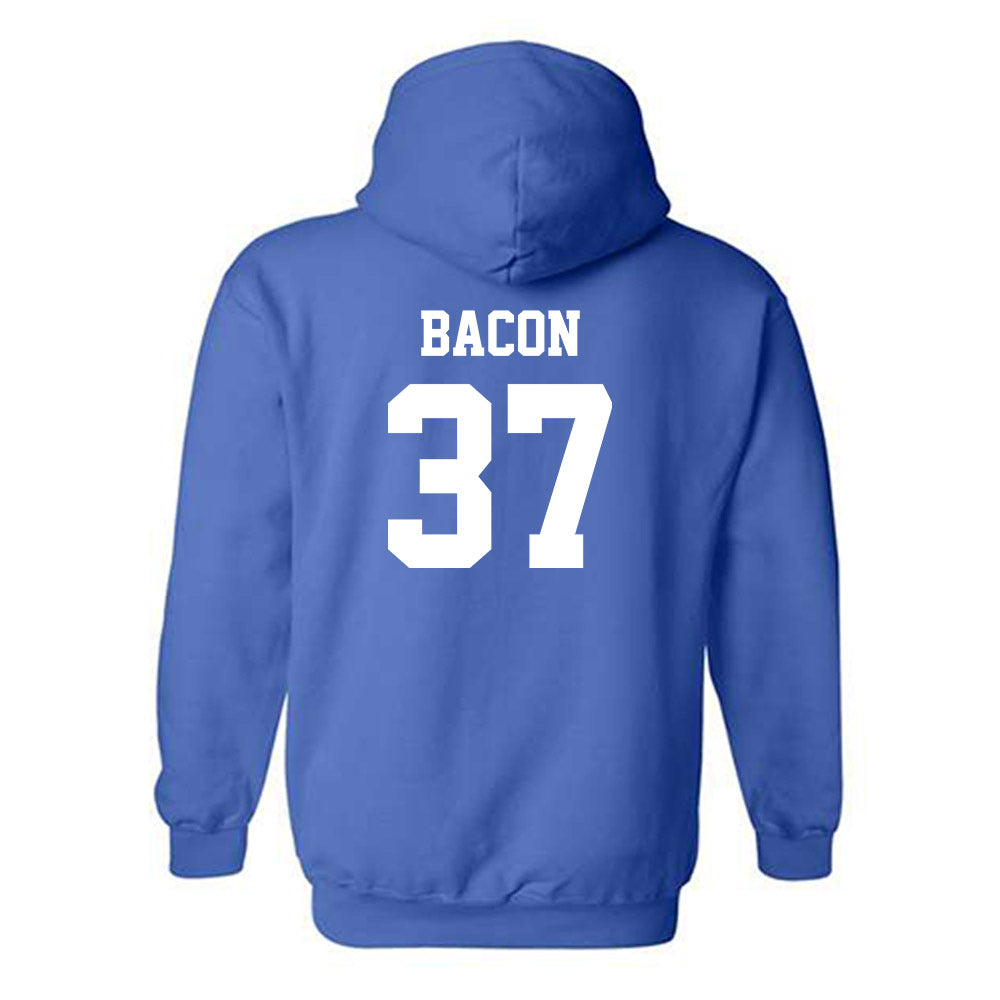 Hampton - NCAA Football : Elijah Bacon - Classic Shersey Hooded Sweatshirt-1