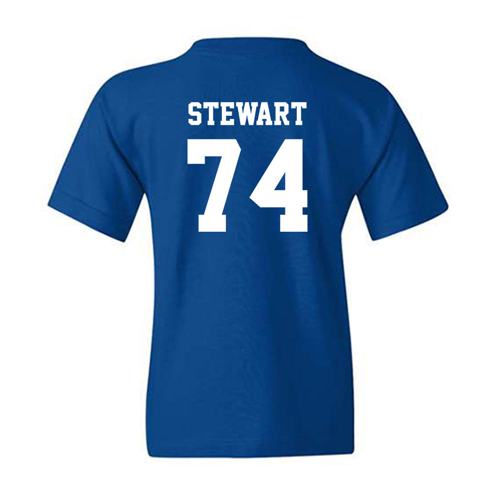 Hampton - NCAA Football : Damaurius Stewart - Classic Shersey Youth T-Shirt-1