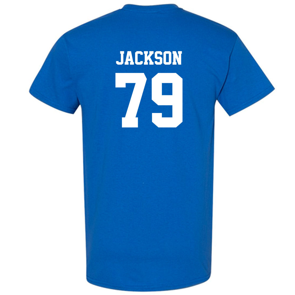 Hampton - NCAA Football : Collen Jackson - Classic Shersey T-Shirt-3