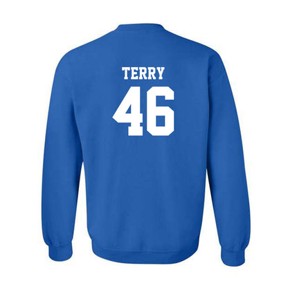 Hampton - NCAA Football : Derien Terry - Classic Shersey Crewneck Sweatshirt-1