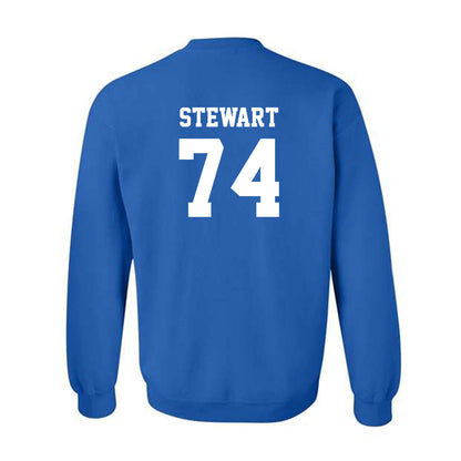 Hampton - NCAA Football : Damaurius Stewart - Classic Shersey Crewneck Sweatshirt-1