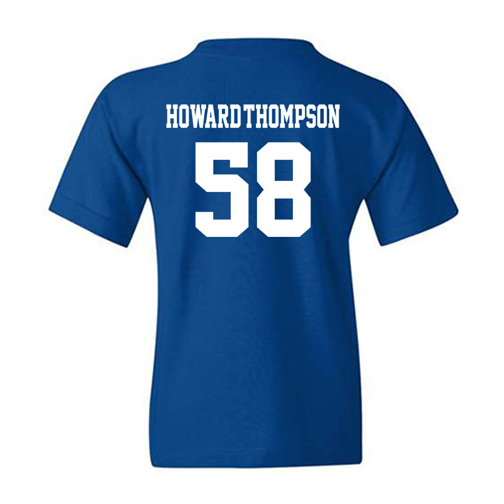 Hampton - NCAA Football : Tyher Howard-Thompson - Classic Shersey Youth T-Shirt-1
