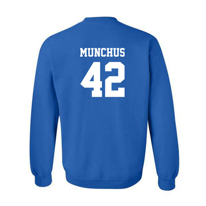 Hampton - NCAA Men's Lacrosse : Dylan Munchus - Classic Shersey Crewneck Sweatshirt-1