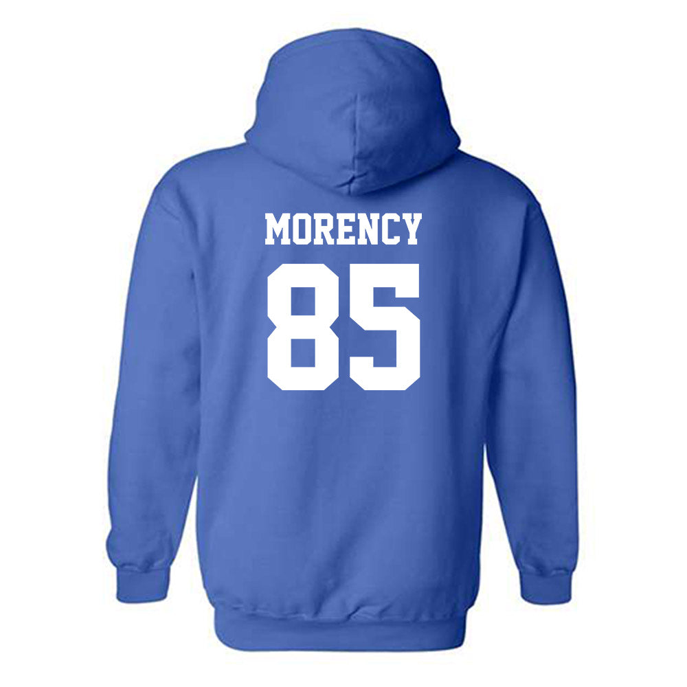 Hampton - NCAA Football : Jode Morency - Classic Shersey Hooded Sweatshirt-1