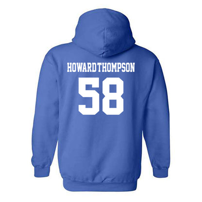 Hampton - NCAA Football : Tyher Howard-Thompson - Classic Shersey Hooded Sweatshirt-1