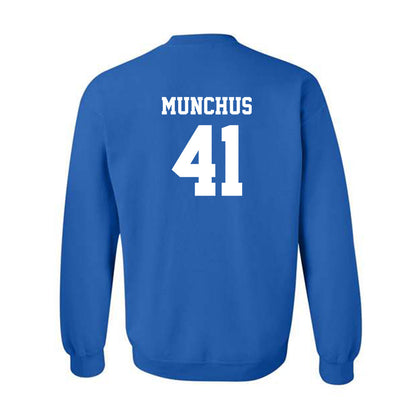 Hampton - NCAA Men's Lacrosse : Davis Munchus - Classic Shersey Crewneck Sweatshirt-1