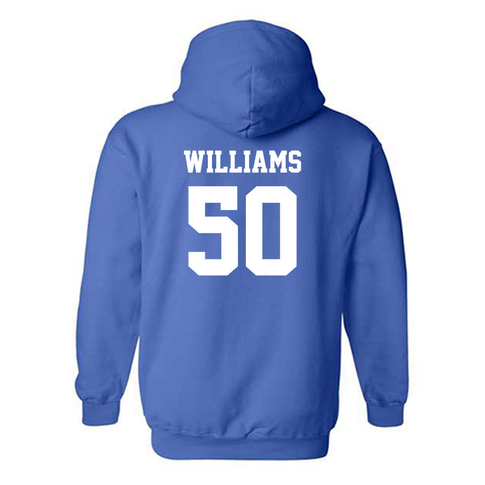 Hampton - NCAA Football : John Williams - Classic Shersey Hooded Sweatshirt-1