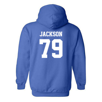 Hampton - NCAA Football : Collen Jackson - Classic Shersey Hooded Sweatshirt-1