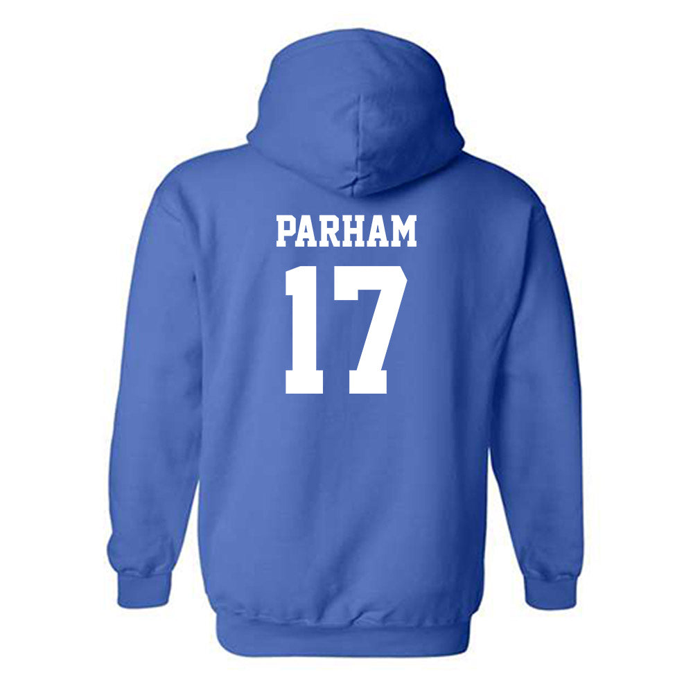 Hampton - NCAA Men's Lacrosse : Owen Parham - Classic Shersey Hooded Sweatshirt-1