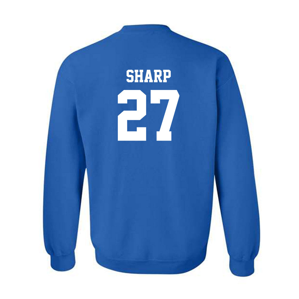 Hampton - NCAA Football : Larrell Sharp - Classic Shersey Crewneck Sweatshirt-1
