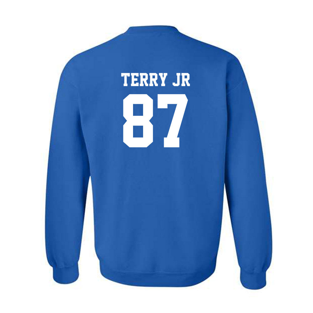 Hampton - NCAA Football : Samuel Terry Jr - Classic Shersey Crewneck Sweatshirt-1