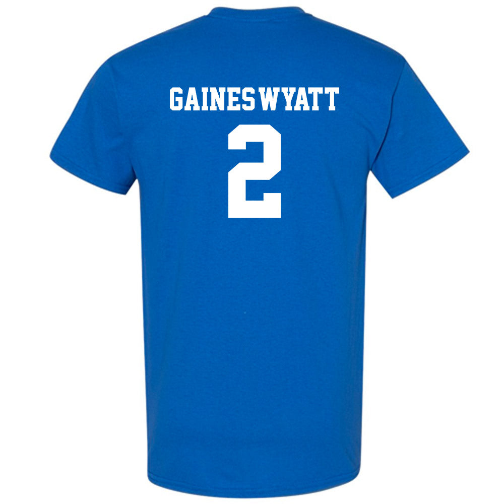Hampton - NCAA Men's Basketball : Jalyke Gaines-Wyatt - Classic Shersey T-Shirt-3