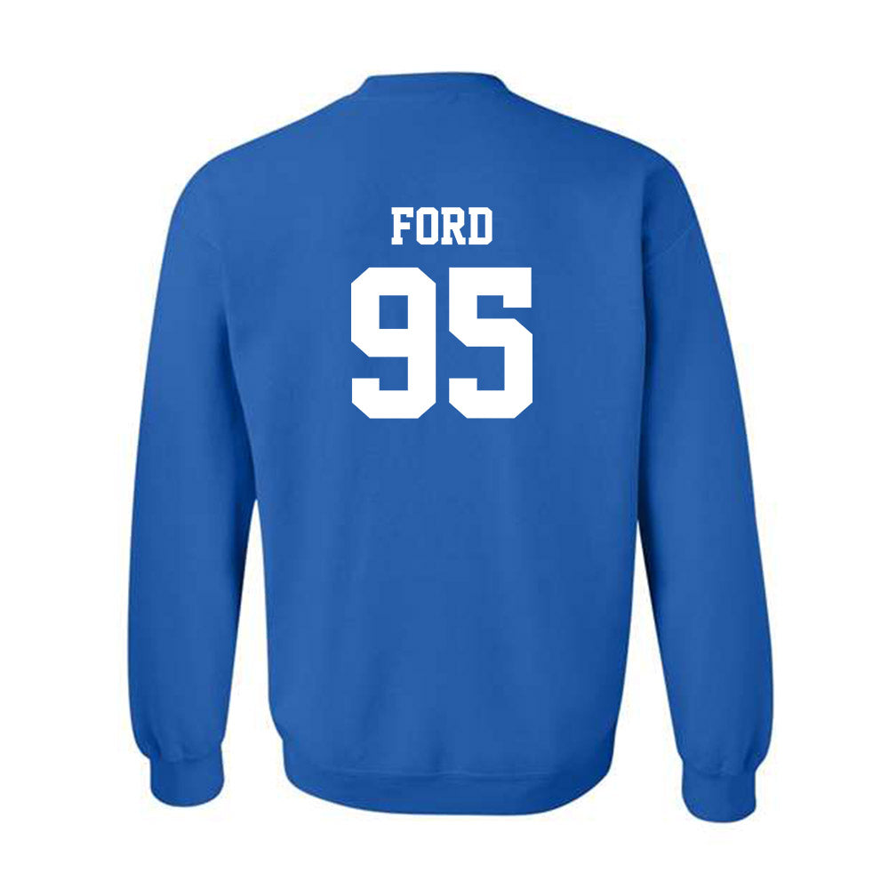 Hampton - NCAA Football : Jackson Ford - Classic Shersey Crewneck Sweatshirt-1