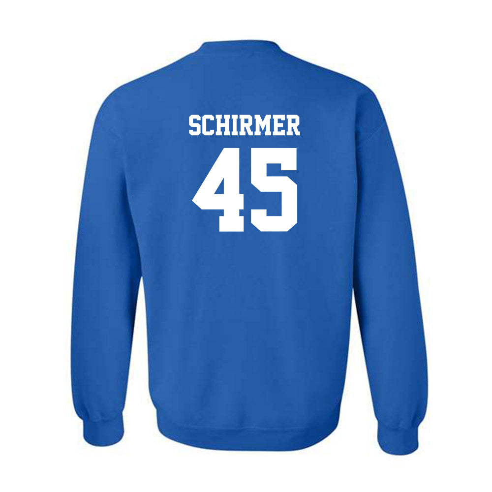 Hampton - NCAA Football : Matthew Schirmer - Classic Shersey Crewneck Sweatshirt-1