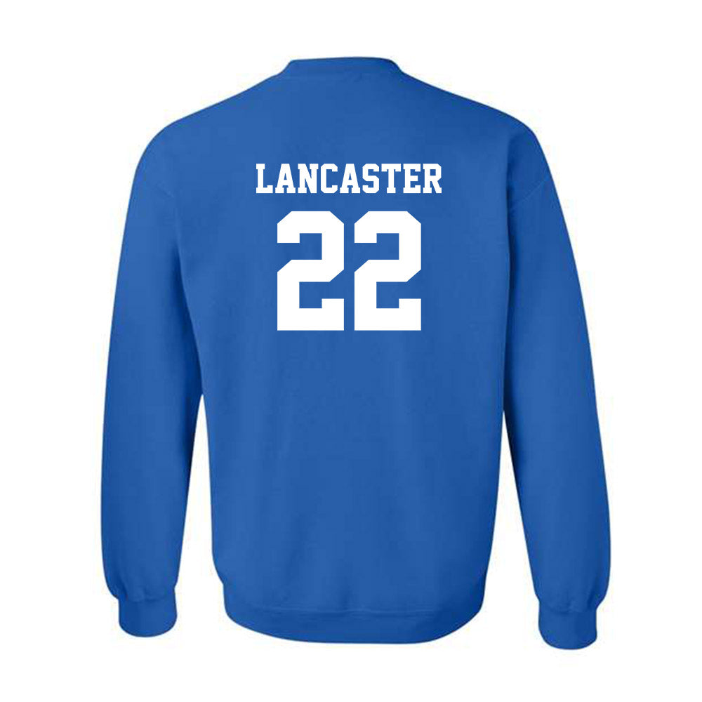 Hampton - NCAA Men's Lacrosse : Miles Lancaster - Classic Shersey Crewneck Sweatshirt-1