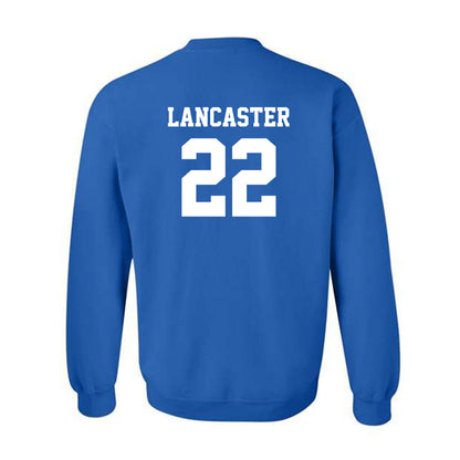 Hampton - NCAA Men's Lacrosse : Miles Lancaster - Classic Shersey Crewneck Sweatshirt-1