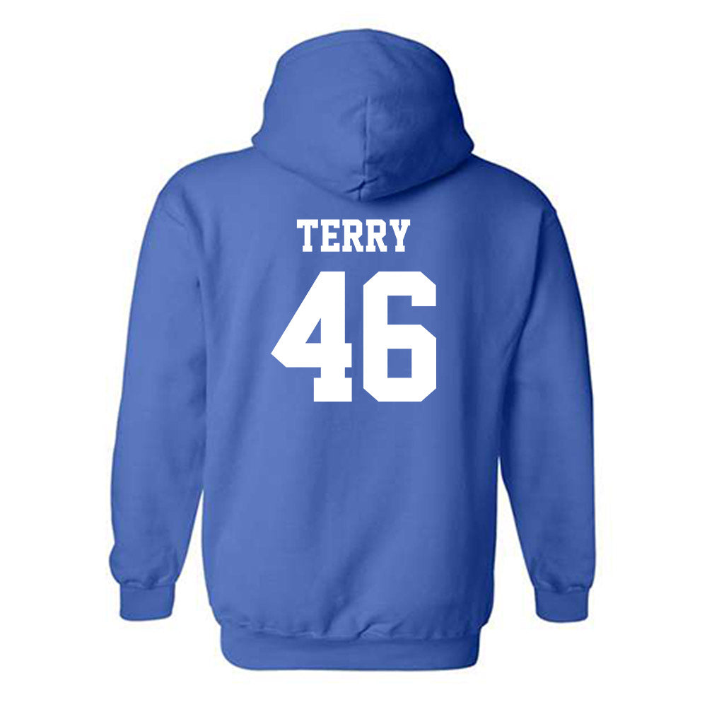Hampton - NCAA Football : Derien Terry - Classic Shersey Hooded Sweatshirt-1