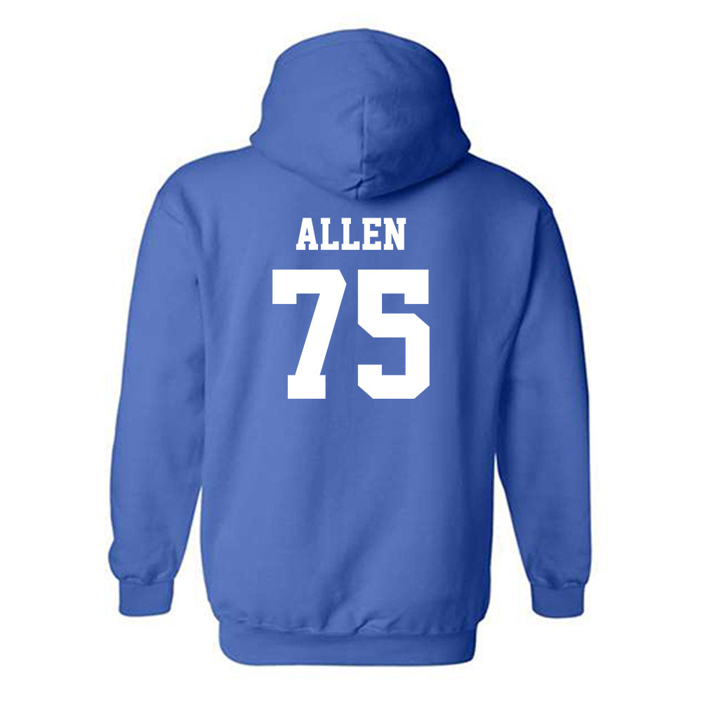 Hampton - NCAA Football : Omari Allen - Classic Shersey Hooded Sweatshirt-1