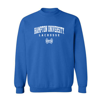 Hampton - NCAA Men's Lacrosse : Dylan Munchus - Classic Shersey Crewneck Sweatshirt-0