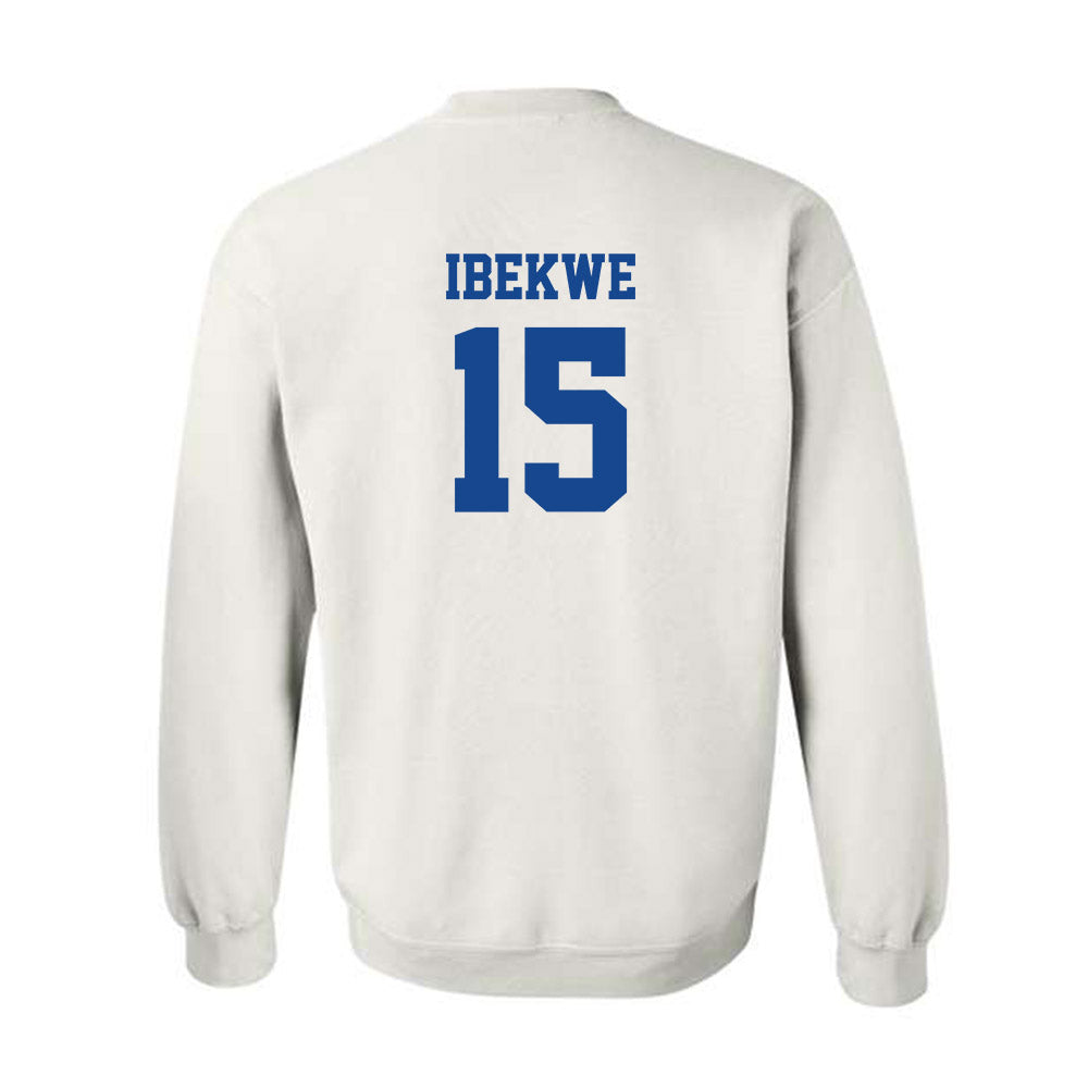 Hampton - NCAA Men's Basketball : Zion Ibekwe - Classic Shersey Crewneck Sweatshirt-1